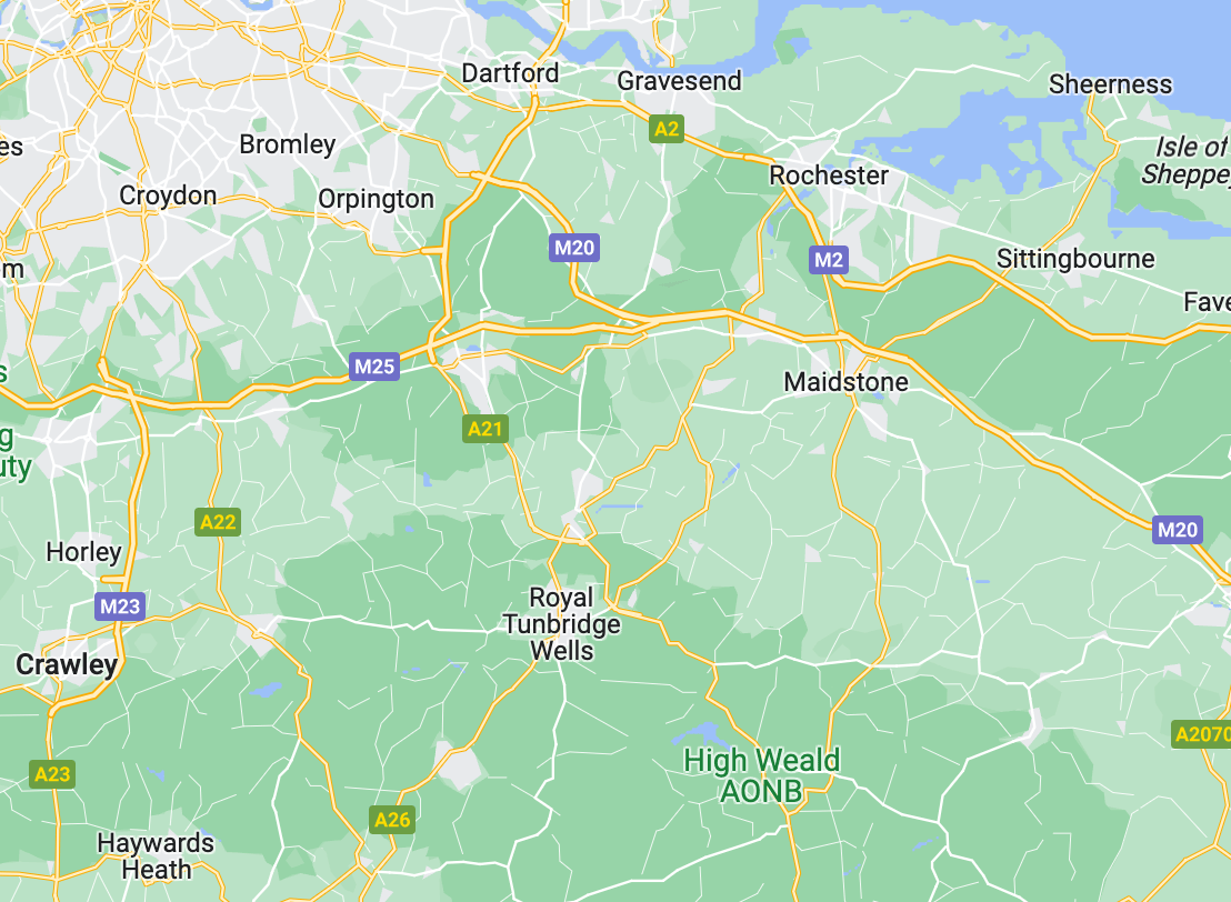 south East London Map